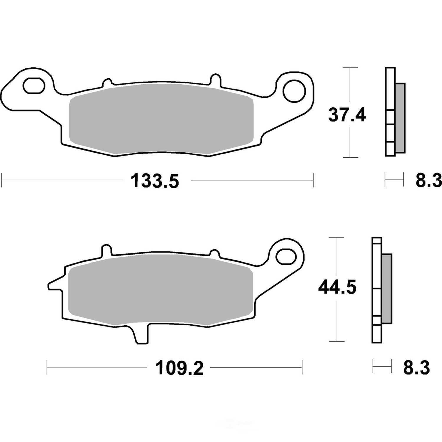 Brembo 07KA18SA PRIME Powersport Sinter SA