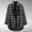 Black, variant on Women Tops Collared Long Sleeve Button Down Grid Loose Fit Shirts Casual Work Office Blouses