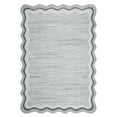 thumbnail image 1 of Modern Area Rug, Scalloped Area Rug for Living Room, Non-Slip Non-Shedding Washable Soft Floor Carpet, Low-Pile Foldable Print Rug for Nursery Home Office, 1 of 11