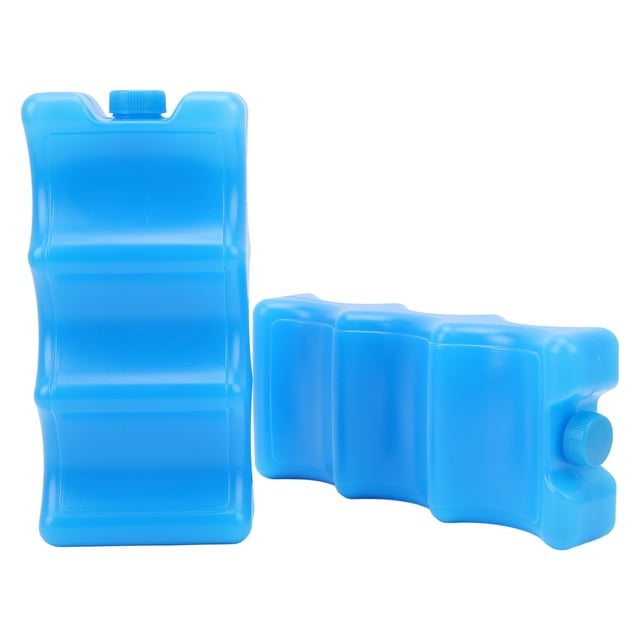 Paquete De Hielo Para Leche Materna, Paquete De Congelador Contorneado, 2 Piezas, Ligero Y Duradero Para La Conservación De Alimentos