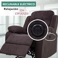 thumbnail image 4 of Sillón Reclinable Eléctrico de Tela Cosmobel Cloe, 4 of 6