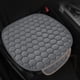 thumbnail image 5 of Almohadilla de asiento de coche de invierno de felpa gris, sin respaldo, sin ataduras, antideslizante, cálida, almohadilla de asiento individual, 5 of 7