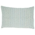 thumbnail image 2 of Fennco Styles Modern Woven Line Decorative Lumbar Throw Pillow 16" W x 24" L - Blue Cushion for Home, Couch, Living Room, Bedroom and Office Décor, 2 of 7