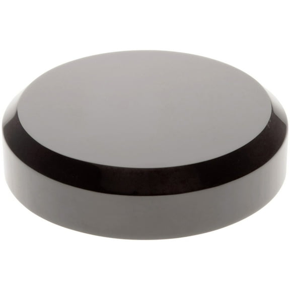 Plymor Black Acrylic Beveled Round Display Base, 4" W x 4" D x 1" H
