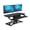 Black, variant on VERSADESK PowerPro™ Elite Electric Standing Desk Converter - App Controlled, USB Charging, LED Lights & Height Adjustable | 40"x24" (Black)