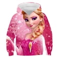 thumbnail image 2 of Frozen 2 sudaderas con capucha niñas Elsa princesa moda manga larga sudaderas primavera y otoño dibujos animados Casual con capucha Tops 1-14 años Old7T Gao Jinjia LED, 2 of 2