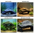 thumbnail image 4 of Aquarium Ornament, 6.9 in Resin Rock Cave, Fish Tank Decoration, Terrarium Hide, Reptile Cave, Basking Platform, Simulation Mountain View, Pets Hiding Habitat, 4 of 8