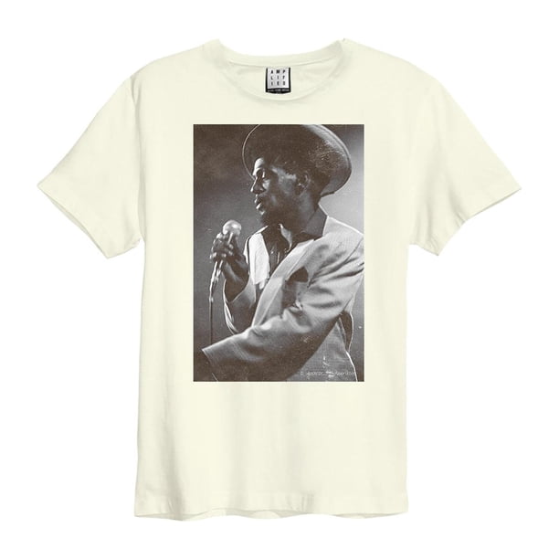 Amplified - Camiseta Joe Wise Gregory Isaacs para Adultos Unisex (Blanco Retro)