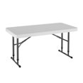 thumbnail image 3 of Table pliante commerciale à hauteur ajustable de Lifetime de 4 pieds, 3 of 6