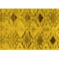 thumbnail image 1 of Ahgly Company Machine Washable Indoor Rectangle Persian Yellow Traditional Area Rugs, 2' x 4', 1 of 4
