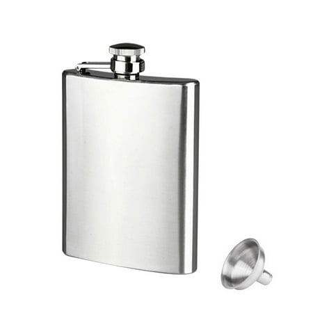 

Ykohkofe Steel Liquor 8oz Screw Stainless Pocket Flask Cap&Funnel Kitchen，Dining & Bar Clear Sensory Bottles Funnel Car