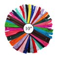 thumbnail image 1 of Cremalleras de nailon KGS | Cremalleras coloridas para manualidades de costura | 20 unidades/paquete (10 pulgadas), 1 of 5