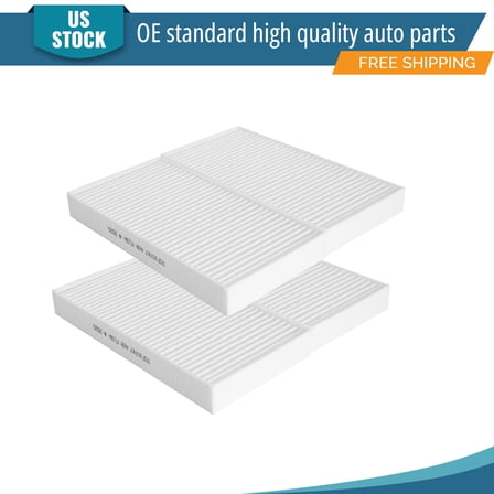 YXPCARS 2PCS Cabin Air Filter for Jeep Liberty 2008-2012 Dodge Nitro 2007-2011, New Activated Carbon Cabin Air Filter Replacement (CF10747)