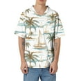 thumbnail image 4 of Yiaimeir ‌Men's Printed Pocket T-Shirt V-Neck Short Sleeve Carefree Summer Style‌, 4 of 4