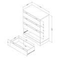 thumbnail image 2 of South Shore Reevo 4-Drawer Chest, 2 of 7