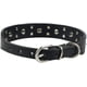 thumbnail image 2 of Collar para perro con pedrería - Piel sintética - Talla ajustable - Tallas S, M, L - Negro, 2 of 5