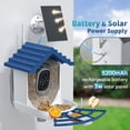 thumbnail image 4 of Comedero inteligente para aves NAVFS con energía solar, cámara 2K y WiFi, 4 of 8