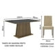 thumbnail image 3 of Juego de Comedor con Mesa y 4 Sillas Madesa Aryeli MP, 3 of 5