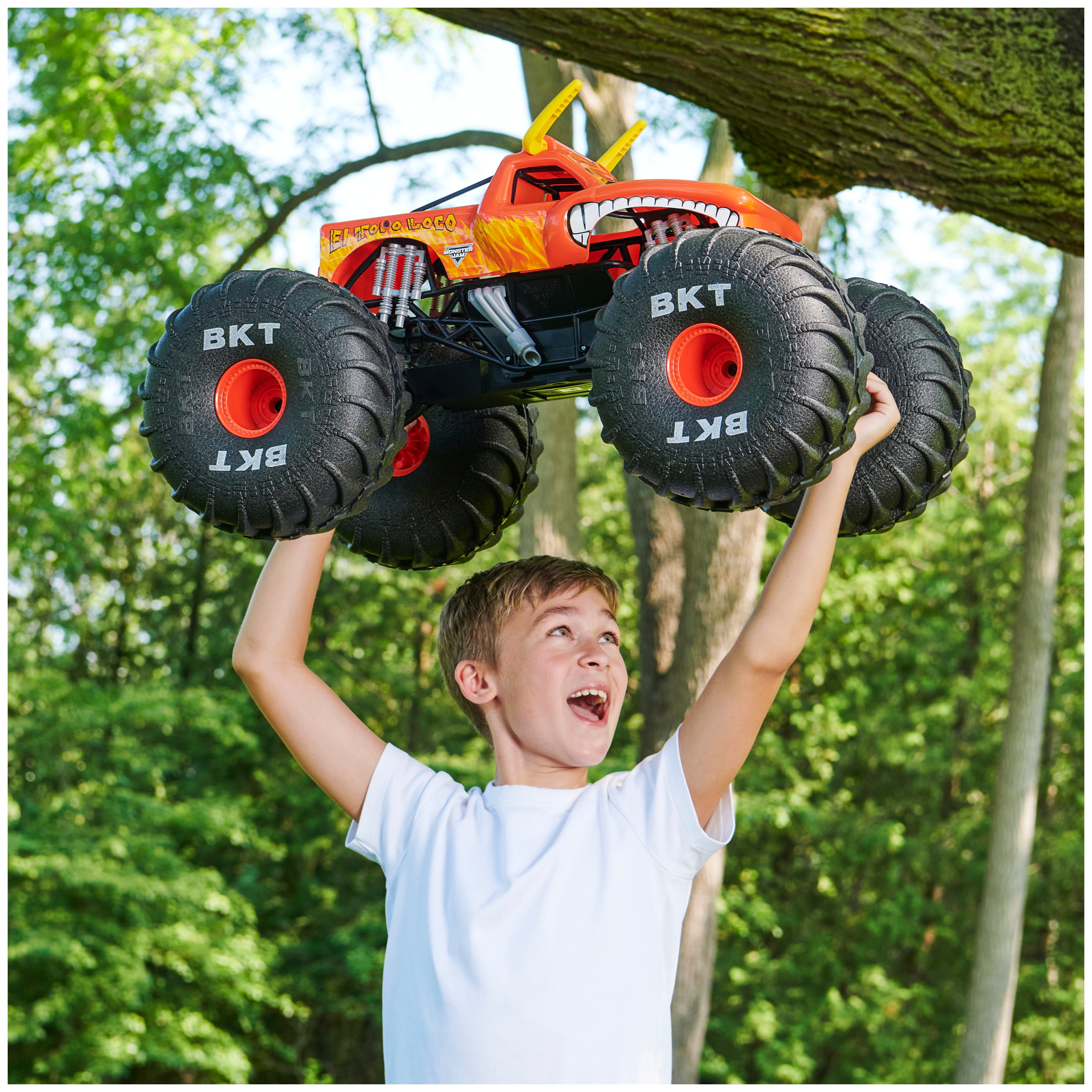  Monster Jam, Official El Toro Loco Remote Control Monster Truck  for Boys and Girls, 1:24 Scale, 2.4 GHz, Kids Toys for Ages 4-6+ : Toys &  Games