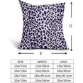 thumbnail image 3 of Navy Cheetah Throw Pillow Covers 16X16 Inches Set of 2 Blue White Leopard Decorative Pillow Cases Animal Wildlife Pillow Cover Home Decor for Sofa Couch Housewarming Gift Bed Porch Outdoor, 3 of 6