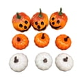 thumbnail image 4 of Artificial Pumpkin Set With Smiling Face Halloween Decoration Foam Material Cute B, 4 of 9