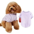 thumbnail image 2 of STGRGFHY Dog sweaters for small dog,Pet Dog Clothes Dog Sweater Soft Thickening Warm Pup Dogs Shirt Winter Puppy Sweater for Dogs,dog fleece sweater,puppy sweaters for small dogs,Purple XL, 2 of 4