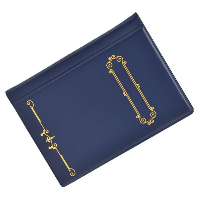 Coin Collection Book, Large Capacity Coins Album Collection Book Thick Durable For Gifts For Collection Use Blue,Black