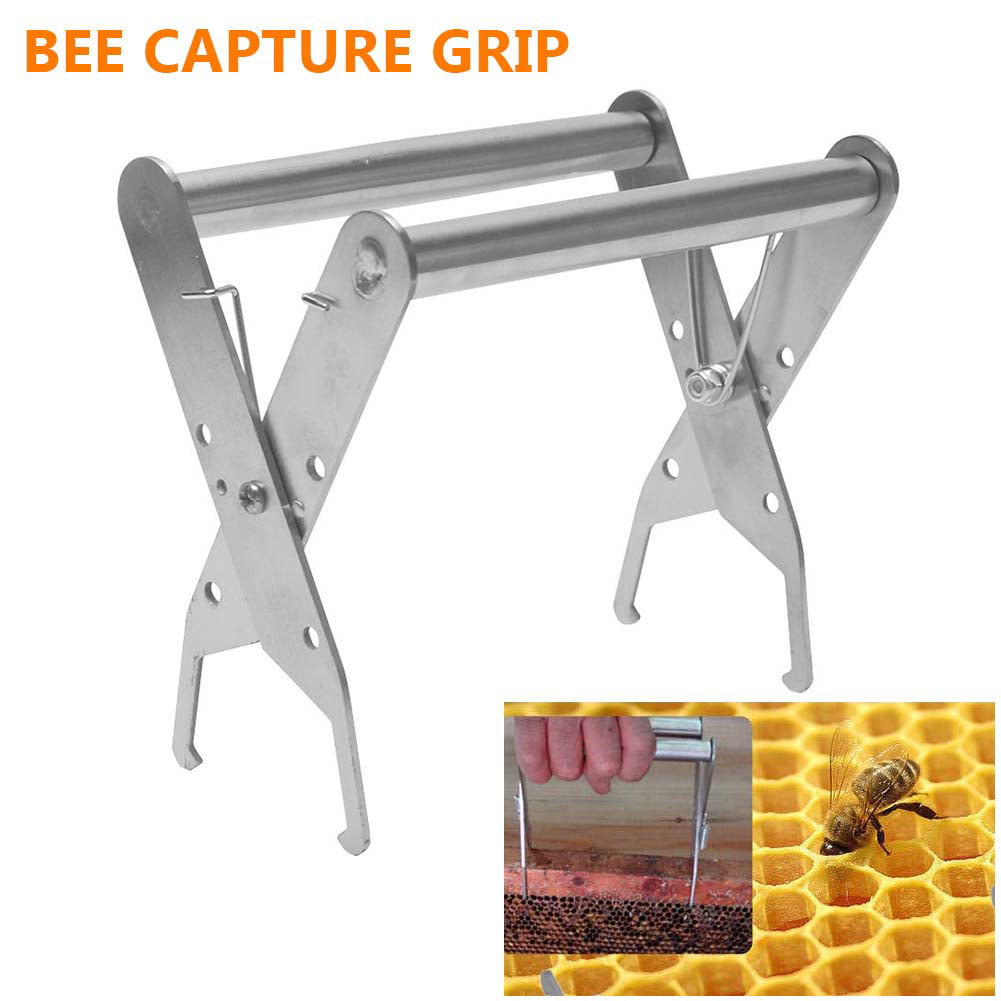 Stainless Steel Bee Hive Frame Holder Beekeeping Tools Beehive Lifter Grip Guard 