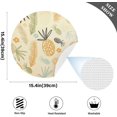 thumbnail image 4 of Pineapple Pattern Placemats Round Table Mats Non-Slip Washable Heat Resistant Kitchen Place Mat for Home Dining Coffee Tabletop (6PCS) Home Decor, 4 of 7