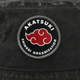 thumbnail image 5 of Naruto Akatsuki Villain PIgment Dyed Bucket Hat with Embroidered Patch, 5 of 6