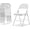 White, variant on BoldGear 4 Pack Brown Folding Chairs with Padded Seats for Outdoor & Indoor, Portable Stackable Commercial Seat with Steel Frame for Events Office Wedding Party, 330lbs Capacity,White