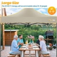 thumbnail image 2 of SANOPY 10' x 10' Heavy Duty Pop-up Canopy Tent, Khaki, 2 of 5