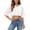 A-White116, variant on Yuanlong Womens T-Shirts Y2k Mesh 3/4 Sleeve Cropped Top Breathable Drop Shoulder Loose Fit Sporty Casual Sylish Street Tee Top