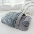 thumbnail image 3 of XGFHYJEH Pet Sleeping Bag With Velvet Warm Cats Quilt Dog Quilt Drill Hole Detachable Pillow Semi-Closed In Winter, 3 of 7
