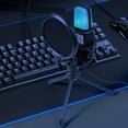 thumbnail image 3 of Microphone de Jeu, Microphone Filaire USB pour PC avec Éclairage RVB, Haute Sensibilité pour Diffusion en Continu, 3 of 7