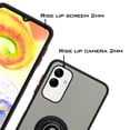 thumbnail image 5 of CoverON For Samsung Galaxy A04 / Galaxy A04s / Galaxy A13 5G Case, Clear Back Ring Holder Kickstand Phone Cover, Black, 5 of 7