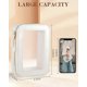thumbnail image 2 of Clear Zippered Leather TSA Approved Transparent Makeup Bag for Travel Essentials Medium Size, 2 of 5