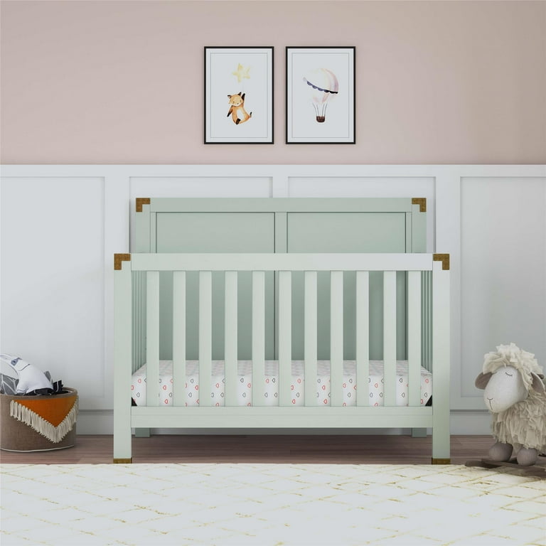 Green baby crib sale