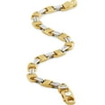 thumbnail image 3 of Pompeii Men's Designer Link 14k Gold (32gram) or Platinum (52gram) 3.5-8mm Bracelet 8.5", 3 of 3