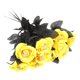 thumbnail image 4 of 10pcs Halloween Fano Rose Rose Rose artificial decorativo con cráneo para la fiesta de Halloween HOMEMAXS 14425160-MX, 4 of 6