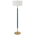 thumbnail image 1 of Hudson & Canal FL0530 Simone Blue & Brass 2-Bulb Floor Lamp, 1 of 9