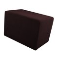 thumbnail image 4 of Sofá otomano suave cubierta reposapiés taburete muebles con funda Café Sunnimix Cubierta de puf otomano, 4 of 7