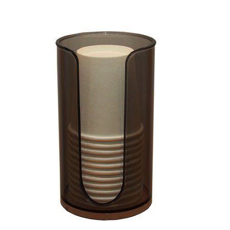 Anvazise Disposable Paper Cup Box Multi-purpose Dust-proof Transparent And Visible Mini Cotton Pads Storage Holder for Hotel