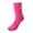 Hot Pink, variant on VONCOS Womens Cotton Slouchy Socks 3-Pack, White Crew Socks, Ribbed Everyday Casual Socks, One Size Fits Shoe 5-10,Size Free Size