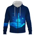 thumbnail image 1 of Sudadera con capucha con imagen inteligente de IA para hombre y mujer, estilo harajuku, hip hop, abrigos de gran tamaño, 1 of 6