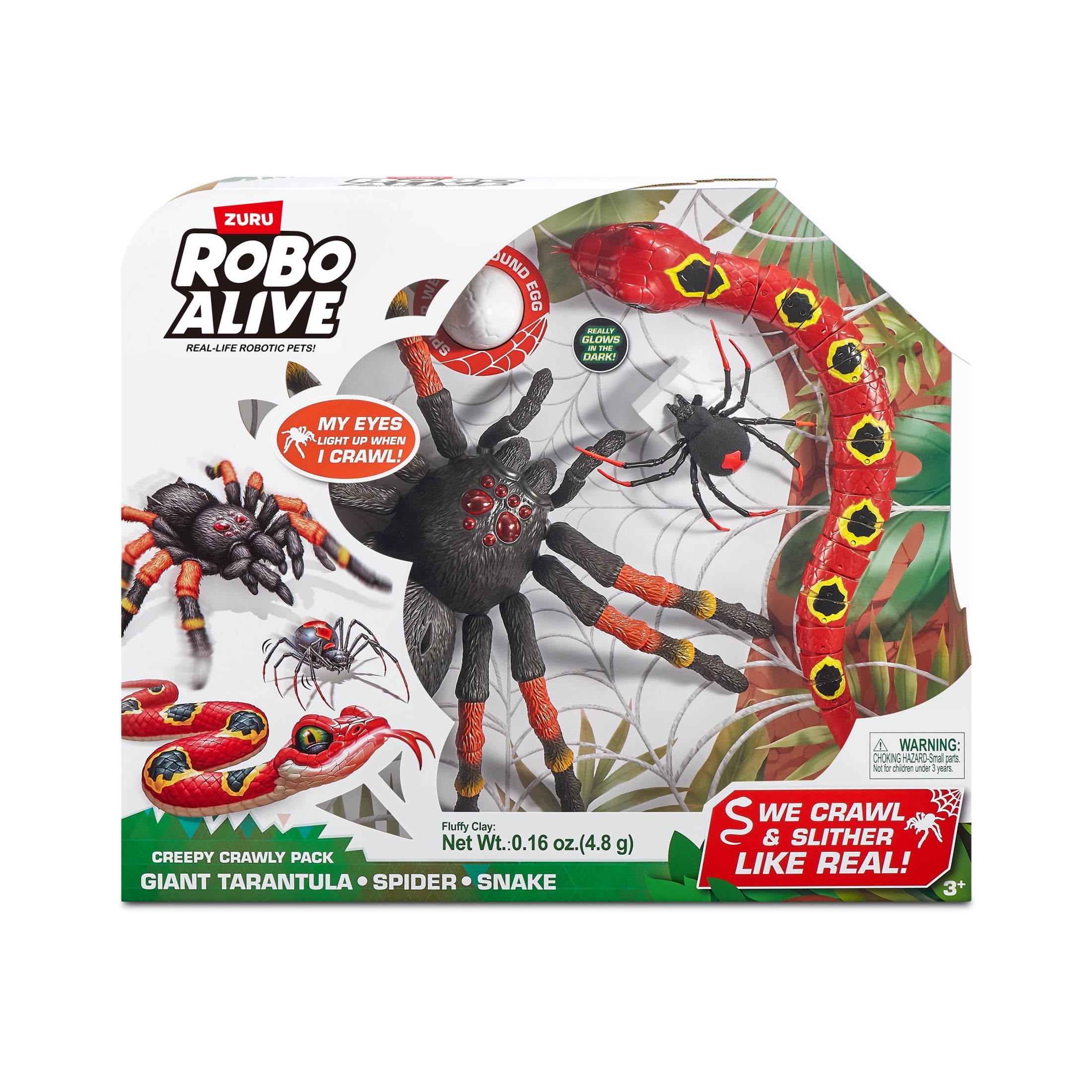 Robo Alive Creepy Crawly Pack by ZURU - Electronic Pet for Kids Ages 3+