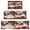 Pioneer Flower Floral-3, variant on Pioneer Flower Floral Print Pattern Kitchen Rugs Sets Of 3,Kitchen Runner Rugs Non Skid Washable,Decorative Kitchen Floor Mats for Kitchen,Sink,Laundry,17"x30" 17"x47" 17"x59"
