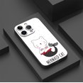 thumbnail image 3 of Mejora la apariencia de tu iPhone con una divertida funda plateada mate con dibujos animados de doble capa para iPhone 12 Pro Max, 3 of 4