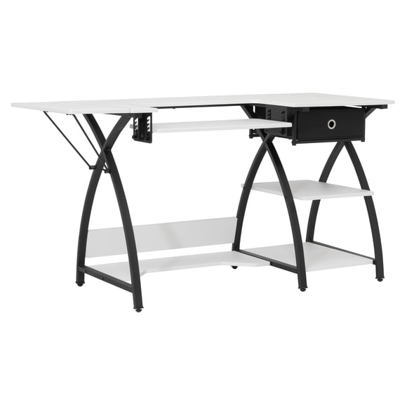 Sew Ready Comet Plus Craft Sewing Table with Accurate Fabric Cutting Grid-Top