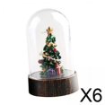 thumbnail image 1 of 6x Cúpula De Navidad Con Lámpara De Escritorio De Luz Nocturna LED Para árbol De Navidad De Sala De Estar De Navidad, 1 of 8
